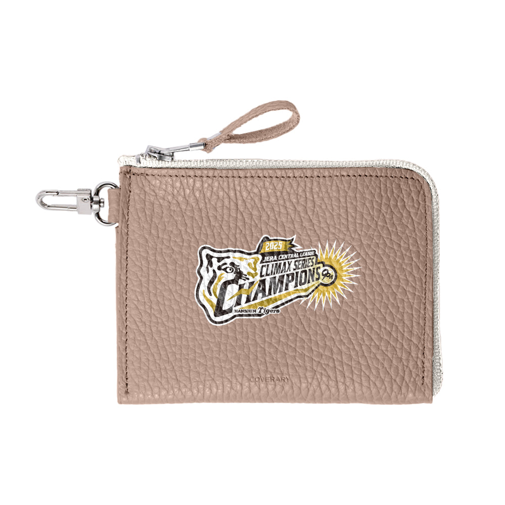 阪神タイガース　レザー財布 期間限定】阪神タイガース × COVERARY 2025CS優勝ロゴ 本革 イタリアン