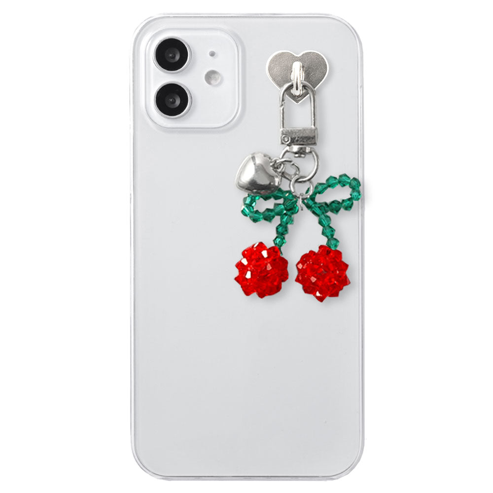 クリアケース さくらんぼチャーム 背面ケース iPhoneシリーズ – COVERARY