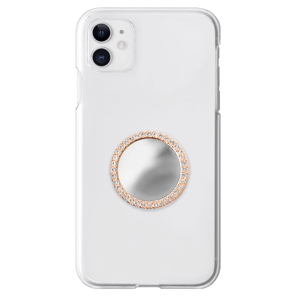 クリアケース ミラー付き ストーン 背面ケース iPhoneシリーズ – COVERARY