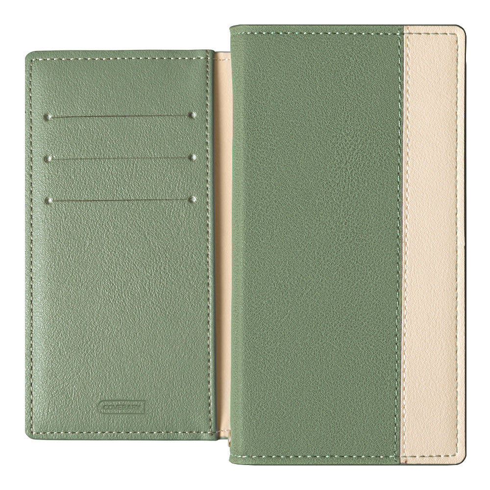 ヴィーガンレザー 表バイカラー スタンド機能 手帳型ケース – COVERARY