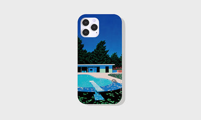 [Collaboration] HIROSHI NAGAI summer place genuine leather smartphone case by COVERARY