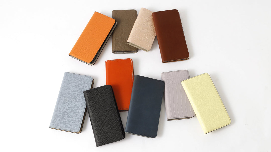 本革商品は「自分の手で育てていく！」<br> 手帳型ケースの馴染ませ方法