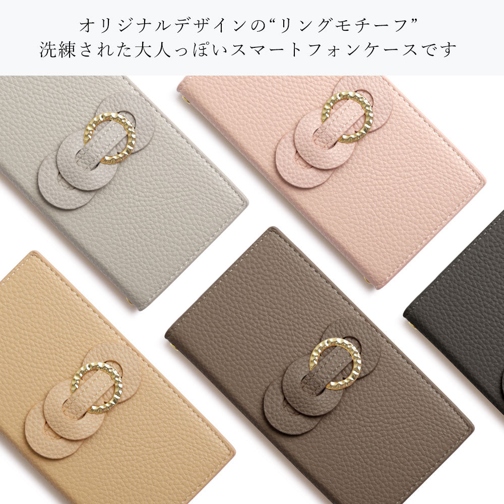 Vegan leather dusty color double ring wallet case Google Pixel series