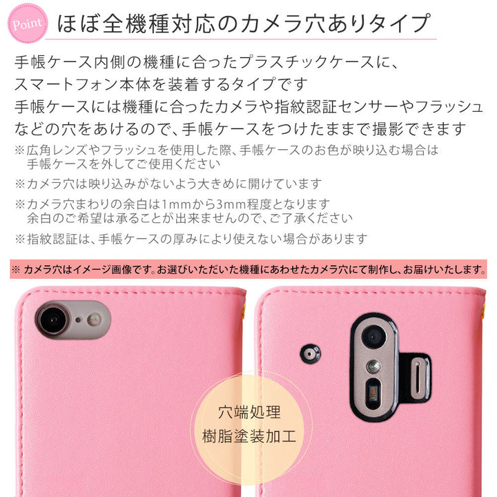 Étui portefeuille avec sangle en cuir végan couleur pastel pour la série Xperia