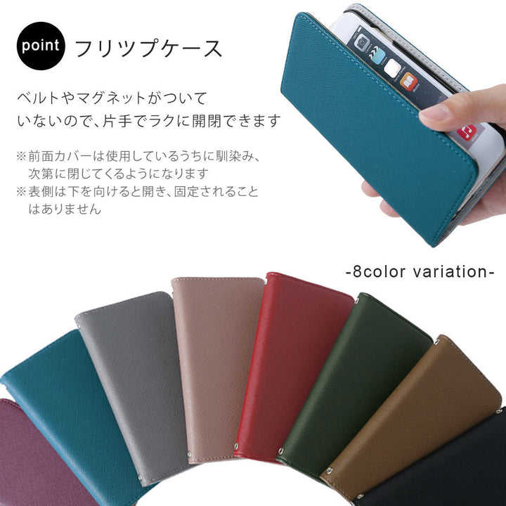 Vegan leather Saffiano leather-style folio case for Google Pixel series