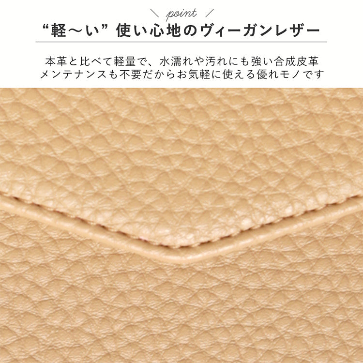 ヴィーガンレザー 三つ折り ダスティカラー イニシャルデコ ストラップ付き 手帳型ケース Google Pixelシリーズ