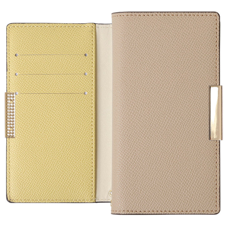 Vegan leather bicolor stand function frame deco notebook-style case Galaxy series
