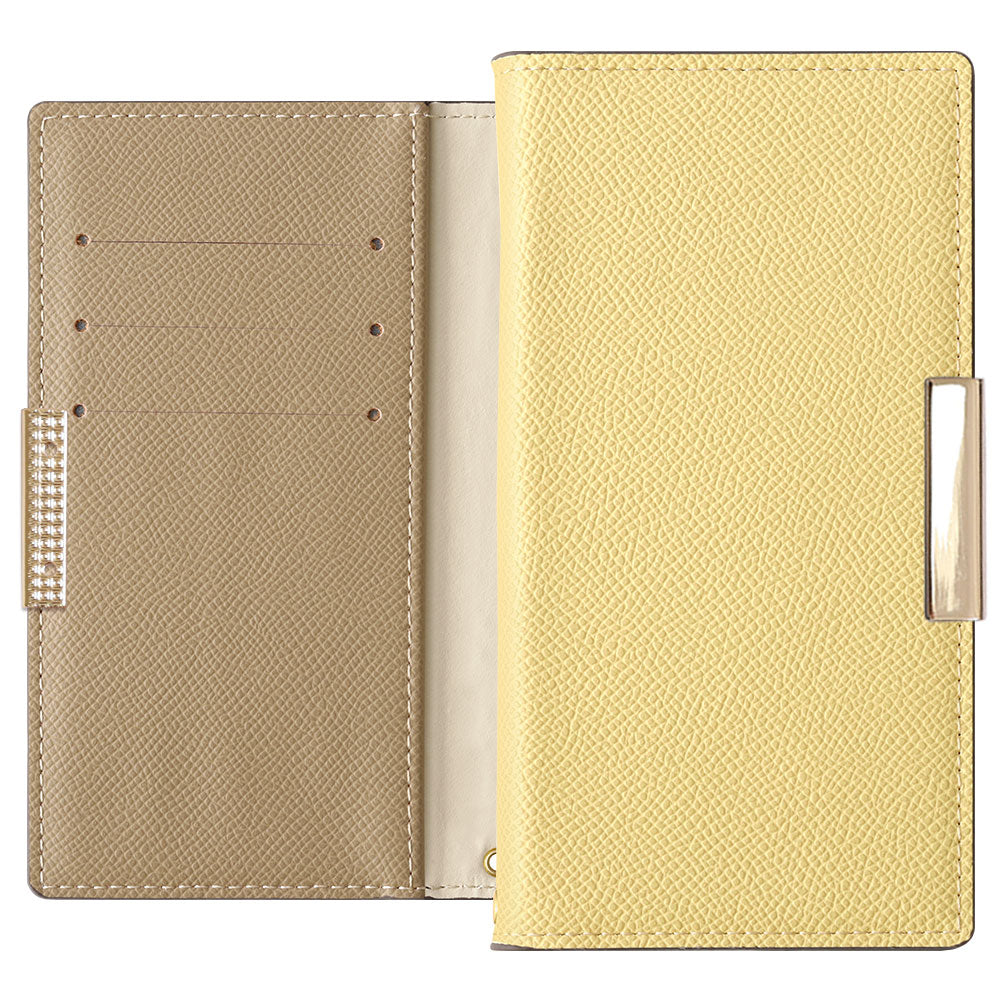 Vegan leather bicolor stand function frame deco notebook-style case Xperia series
