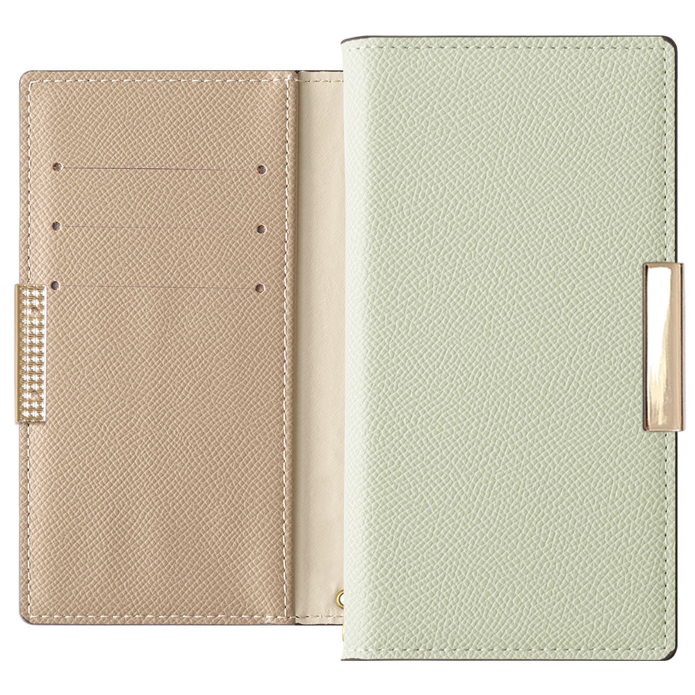 Vegan leather bicolor stand function frame deco notebook-style case Xperia series
