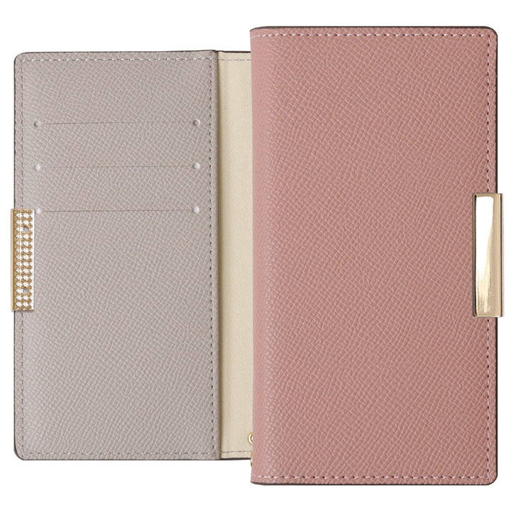 Étui portefeuille bicolore en cuir végan avec fonction support et décoration de cadre pour la série Google Pixel