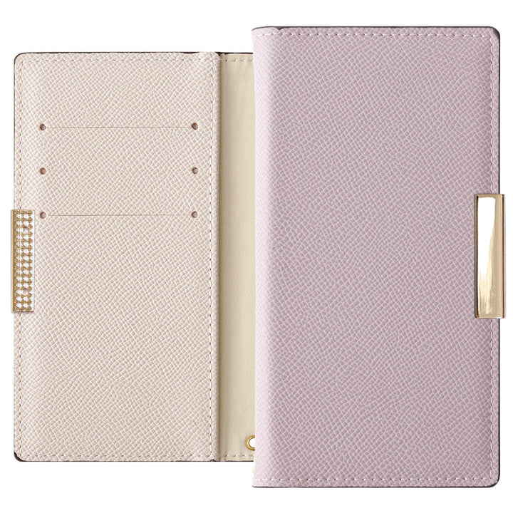 Vegan leather bicolor stand function frame deco notebook-style case AQUOS series