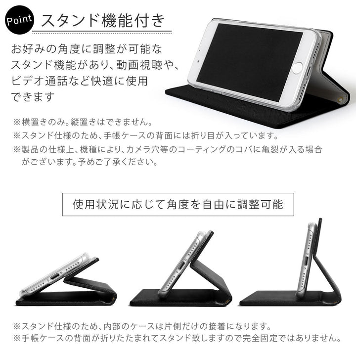 Vegan leather Saffiano leather-style stand function folio case Xperia series