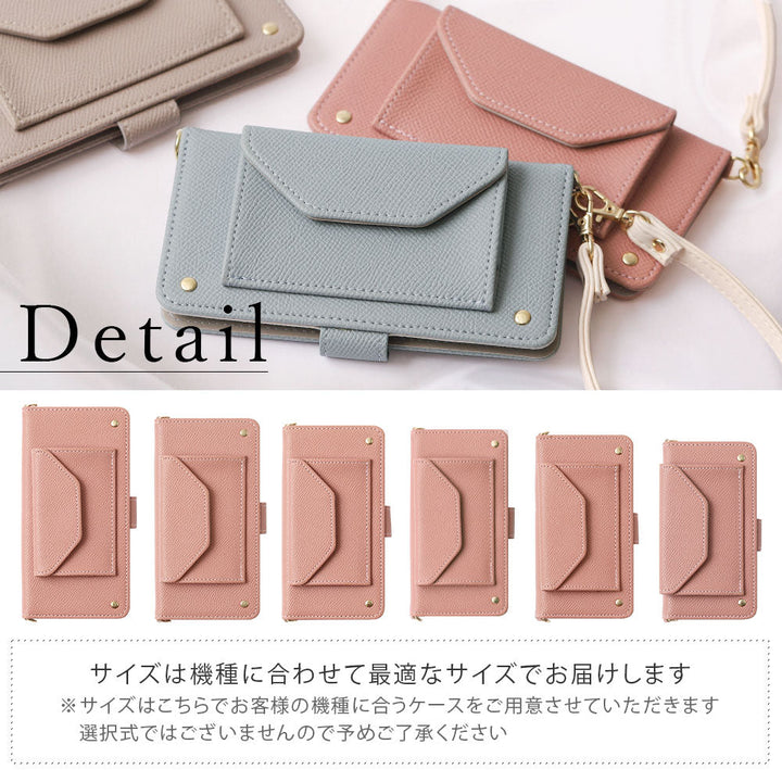 Vegan leather basic color pocket strap attached notebook-style case (with belt) for Google Pixel series