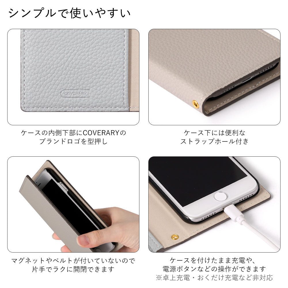 Vegan leather bi-color front and back stand function wallet case for iPhone series