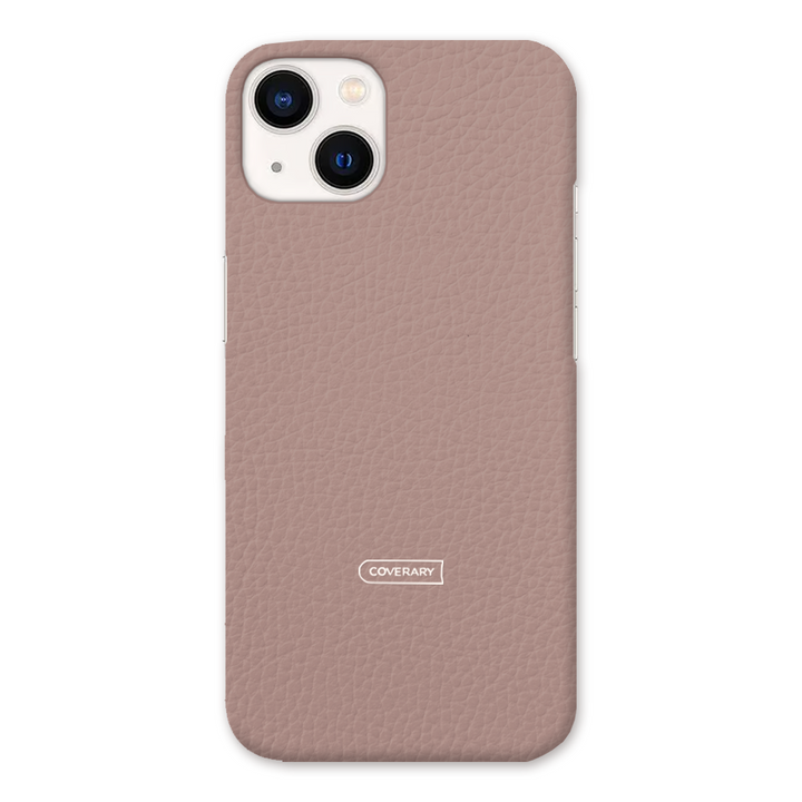 Coque de smartphone personnalisée en cuir italien grainé arrière
