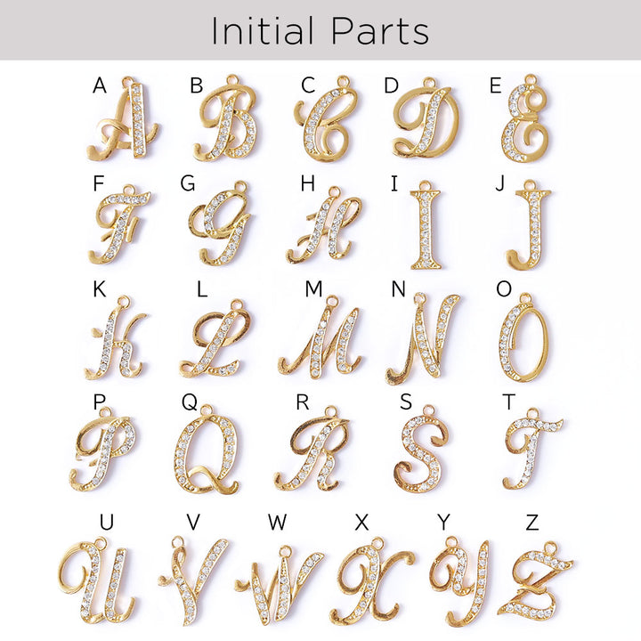 ヴィーガンレザー ネコキルティング イニシャルファーチャーム付き 手帳型ケース