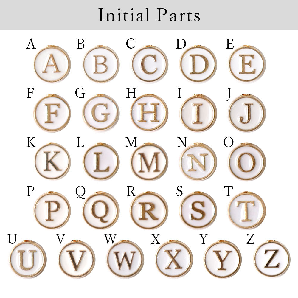 ヴィーガンレザー バイカラー スタンド機能 ショルダーストラップ付き フラワーイニシャルチャーム 手帳型ケース（ベルトあり）iPhoneシリーズ