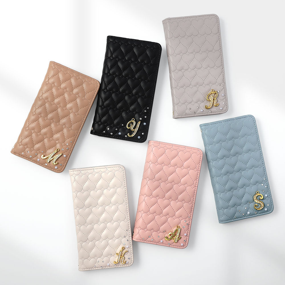 Étui portefeuille avec miroir, décoré d&