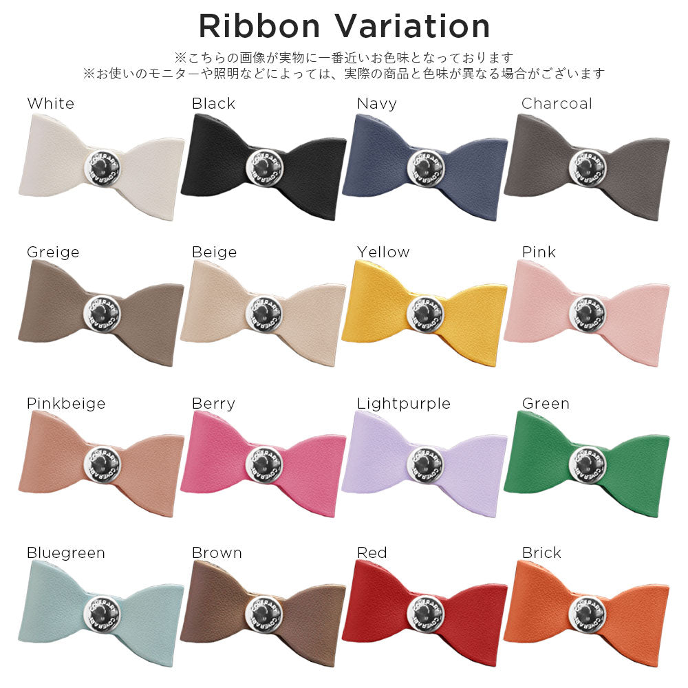 Genuine leather 32 colors Italian shrink leather 4-way belt & ribbon decoration notebook-style case Google Pixel series