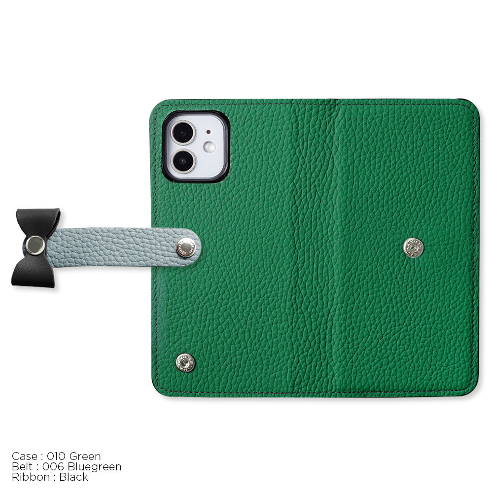 Cuir véritable 32 couleurs cuir italien grainé ceinture 3-en-1 et décoration ruban étui portefeuille pour la série Google Pixel