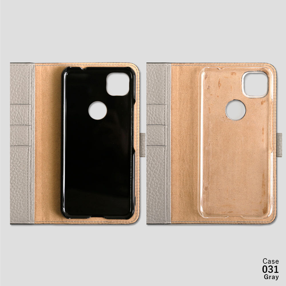 Genuine leather 32 colors Italian shrink leather Initial shoulder strap attached Notebook-style case (with belt) AQUOS series