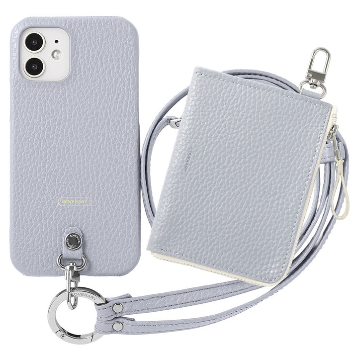 本革 イタリアンシュリンクレザー 3点セットC ミニウォレット&amp;リングショルダーストラップ(金具あり)付き 背面ケース Google Pixelシリーズ