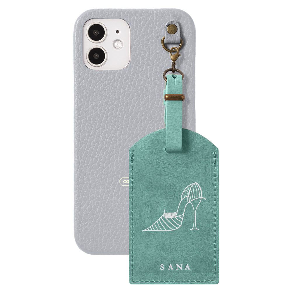 Genuine Leather 32 Colors Italian Shrink Leather Mostro Message Tag Charm Back Case Xperia Series