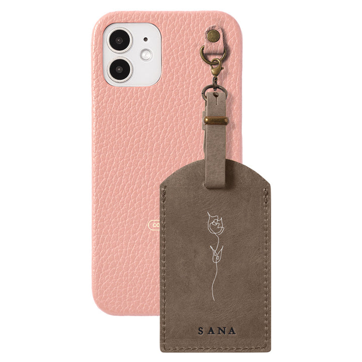 Genuine Leather 32 Colors Italian Shrink Leather Mostro Message Tag Charm Back Case Xperia Series