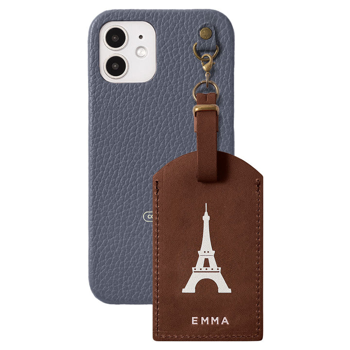 Genuine Leather Tochigi Leather Mostro Message Tag Charm Back Case Xperia Series