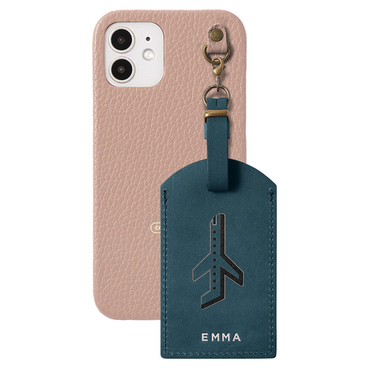 Genuine Leather Tochigi Leather Mostro Message Tag Charm Back Case Xperia Series