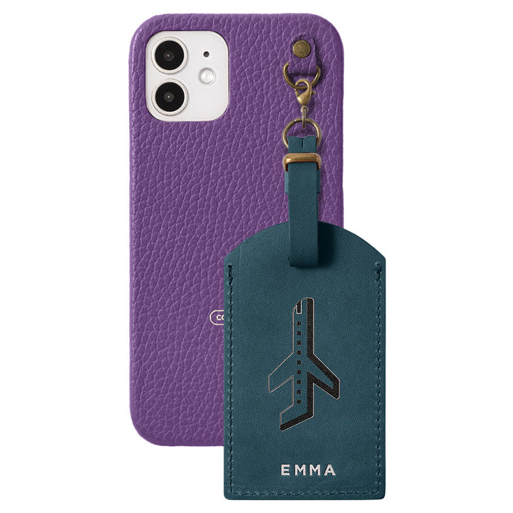 Genuine Leather Tochigi Leather Mostro Message Tag Charm Back Case Xperia Series