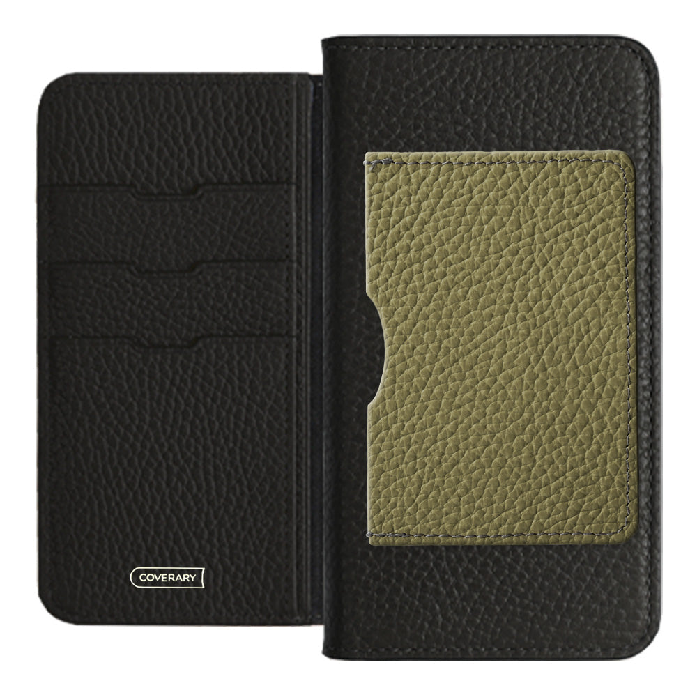 Genuine leather 32 colors Italian shrink leather Front single pocket Notebook-style case AQUOS series