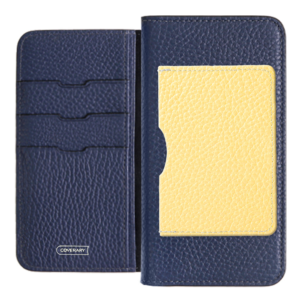 Genuine leather 32 colors Italian shrink leather Front single pocket Notebook-style case AQUOS series