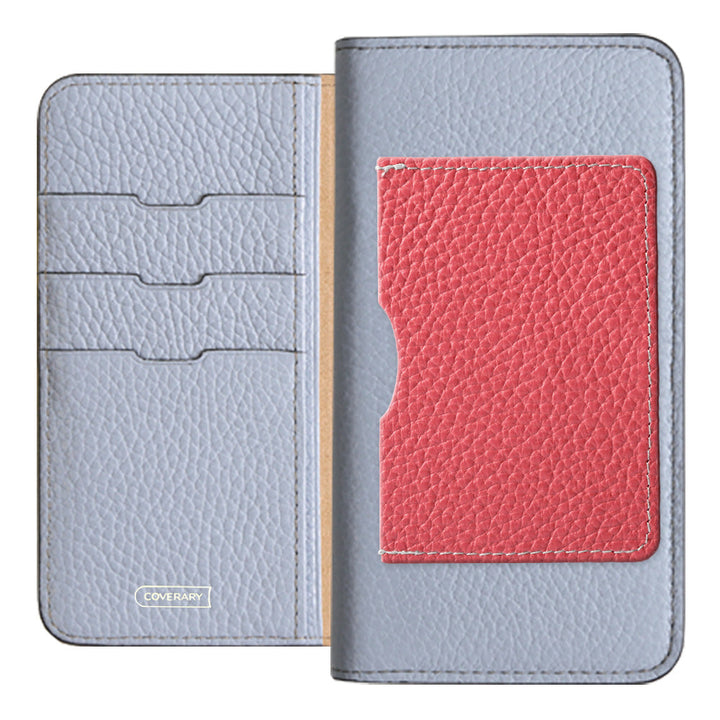 Genuine leather 32 colors Italian shrink leather Front single pocket Notebook-style case AQUOS series