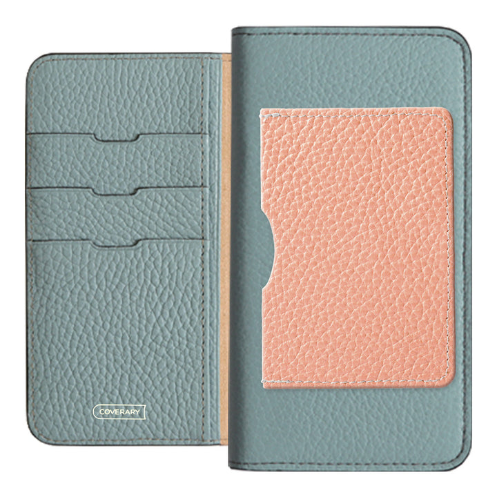 Genuine leather 32 colors Italian shrink leather Front single pocket Notebook-style case AQUOS series