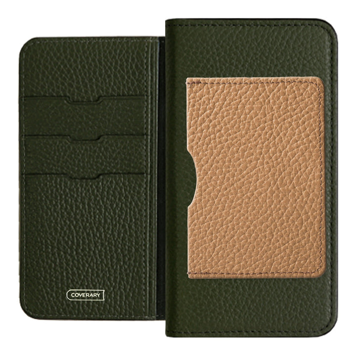 Genuine leather 32 colors Italian shrink leather Front single pocket Notebook-style case Xperia series