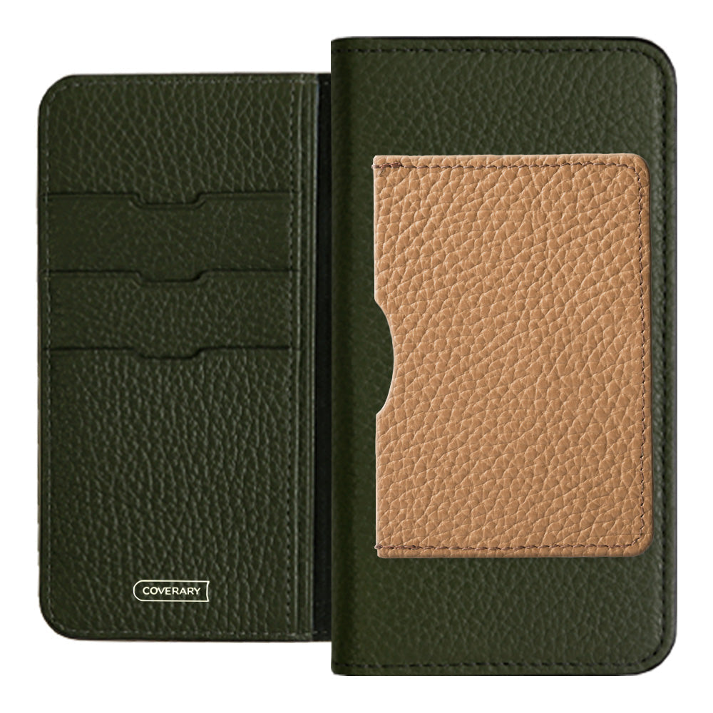 Genuine leather 32 colors Italian shrink leather Front single pocket Notebook-style case AQUOS series