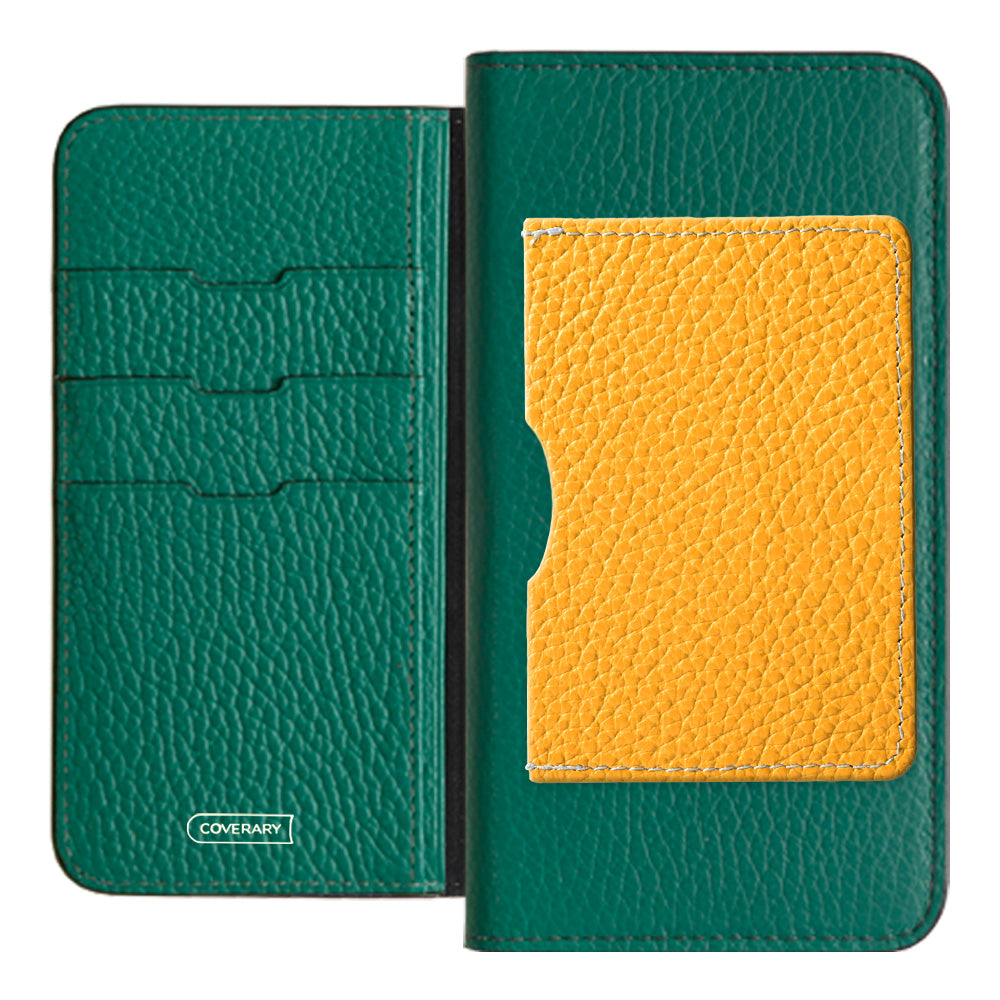 Genuine leather 32 colors Italian shrink leather Front single pocket Notebook-style case Xperia series