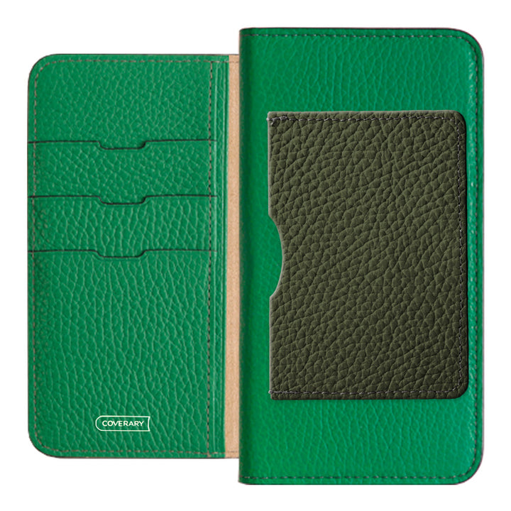 Genuine leather 32 colors Italian shrink leather Front single pocket Notebook-style case Xperia series