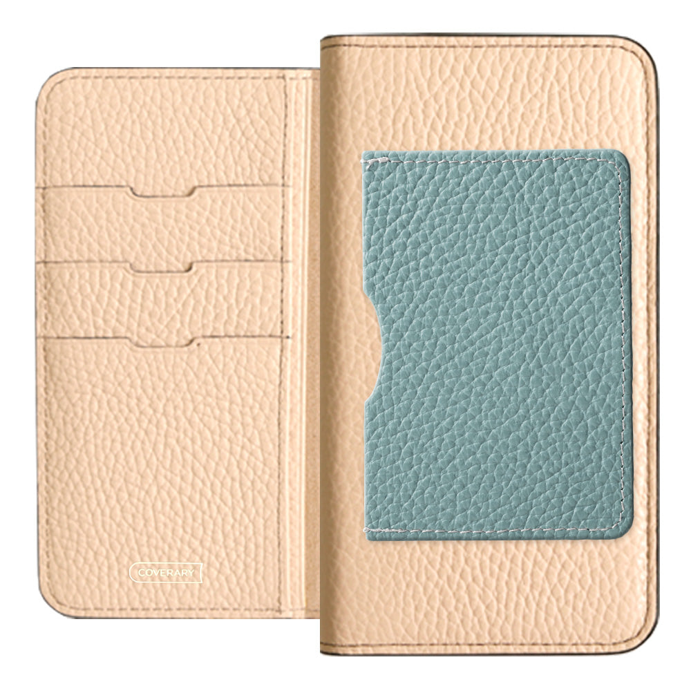 Genuine leather 32 colors Italian shrink leather with a single front pocket notebook-style case for iPhone series