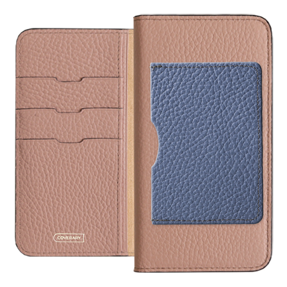 Genuine leather 32 colors Italian shrink leather Front single pocket Notebook-style case Xperia series