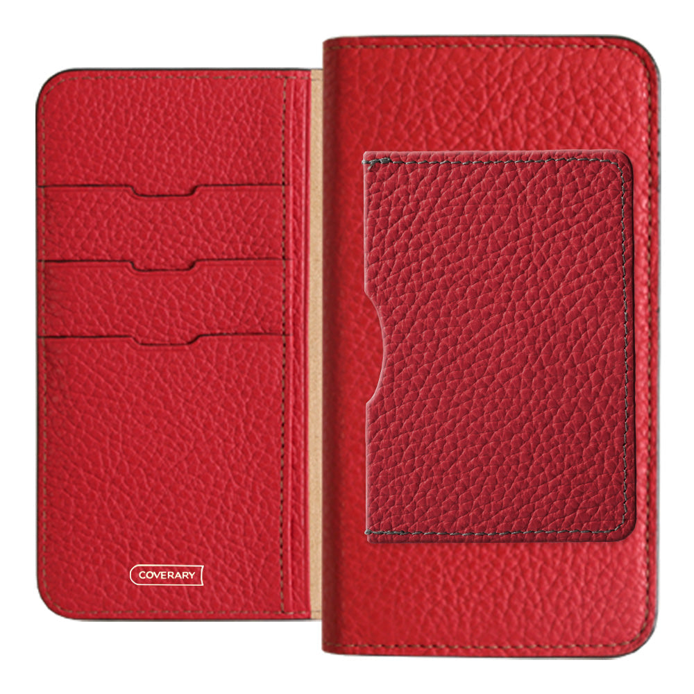 Genuine leather 32 colors Italian shrink leather Front single pocket Notebook-style case Xperia series