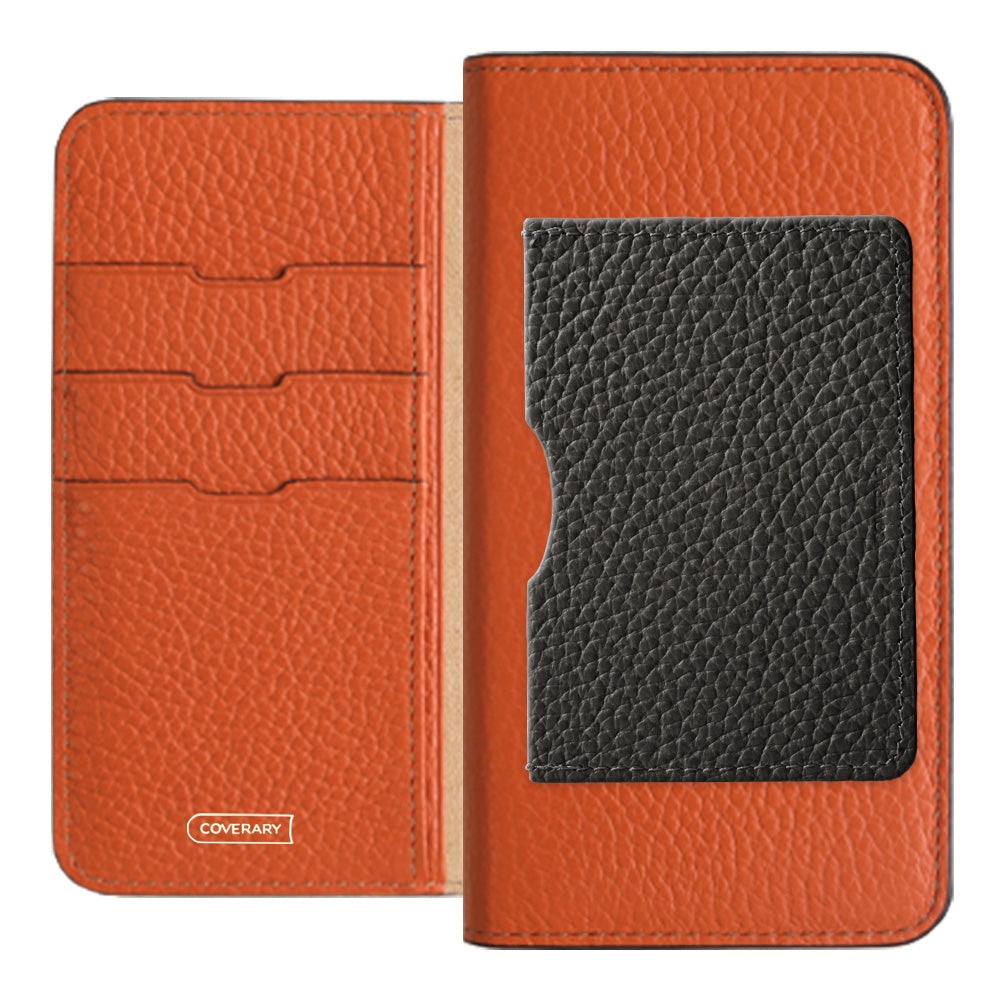 Genuine leather 32 colors Italian shrink leather Front single pocket Notebook-style case AQUOS series