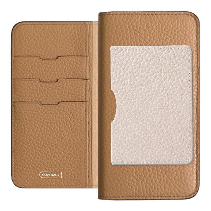 Genuine leather 32 colors Italian shrink leather with a single front pocket notebook-style case for iPhone series