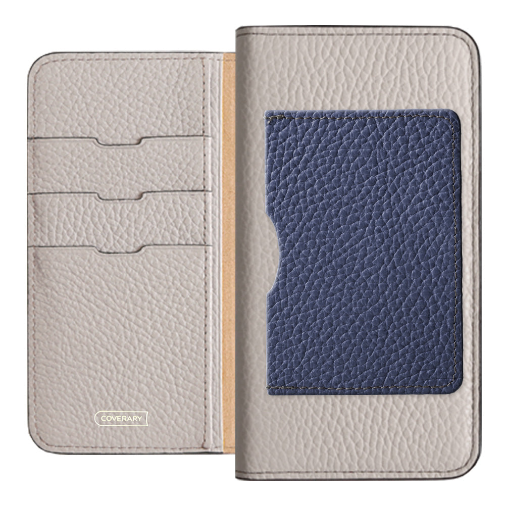 Genuine leather 32 colors Italian shrink leather Front single pocket Notebook-style case Xperia series