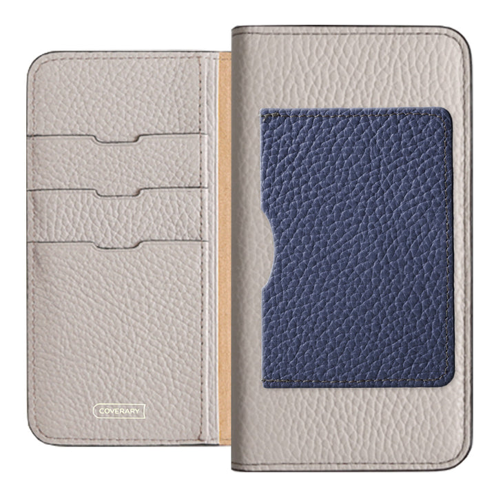 Genuine leather 32 colors Italian shrink leather Front single pocket Notebook-style case Xperia series