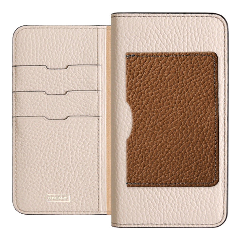 Genuine leather 32 colors Italian shrink leather Front single pocket Notebook-style case Xperia series