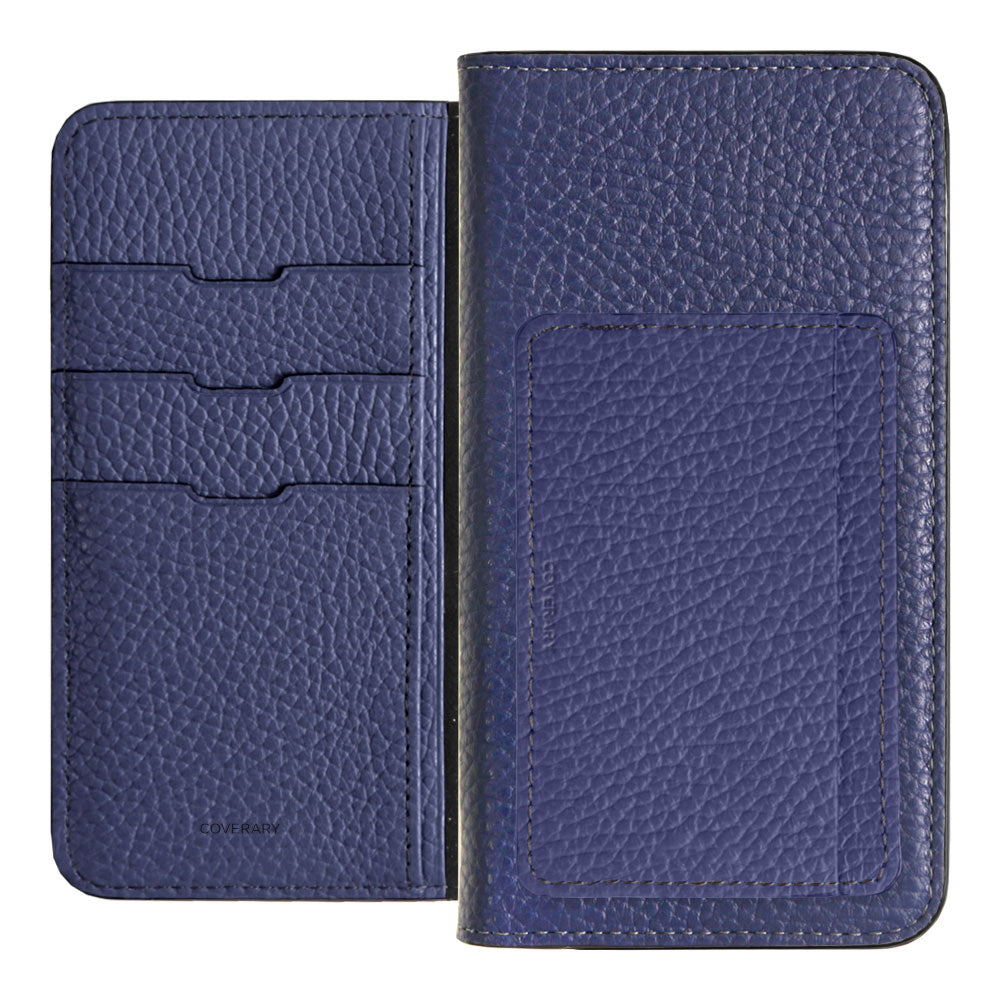 Genuine leather 32 colors Italian shrink leather card storage pocket with notebook-style case Google Pixel series