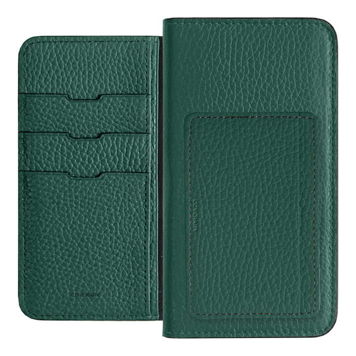 Genuine leather 32 colors Italian shrink leather card storage pocket with notebook-style case Google Pixel series