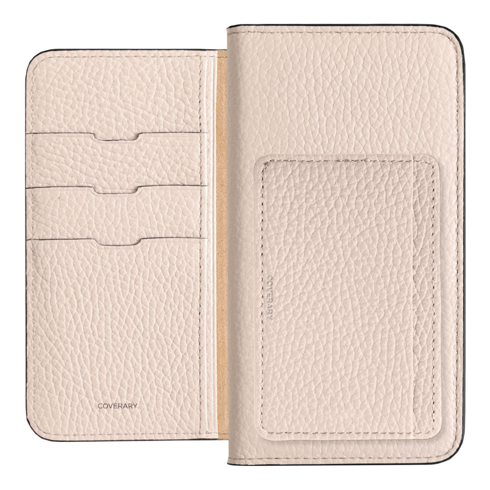 Genuine leather 32 colors Italian shrink leather card storage pocket with notebook-style case Google Pixel series